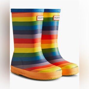 NIB Hunter Kids Rainbow Rain Boots 6T 5UK